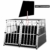 Cadoca Hundetransportbox XXL robust verschließbar aus Aluminium Autotransportbox Tiertransportbox 97x90x70cm - 2