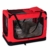 dibea Hundetransportbox Hundetasche Hundebox Faltbare Kleintiertasche Größe XXL Farbe Rot - 2