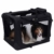 FEANDREA Hundebox, Transportbox für Auto, Hundetransportbox, Faltbare Katzenbox, aus Oxford-Gewebe, schwarz, L, 70 x52 x 52 cm PDC70H - 2