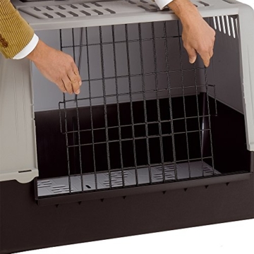 Ferplast Autotransportbox Atlas Car Mini für Hunde und Katzen – Tiertransportbox aus Kunststoff mit praktischer Zwei-Wege-Schiebetür - für Tiere bis zu 10 kg – Maße: 72 x 41 x 51cm - 11