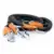 Freudentier runde Führleine “Harmony” 2m | Stilecht abgerundet mit braunen Lederelementen | 3-Fach-Verstellbar | Hundeleine für kleine & große Hunde - 3