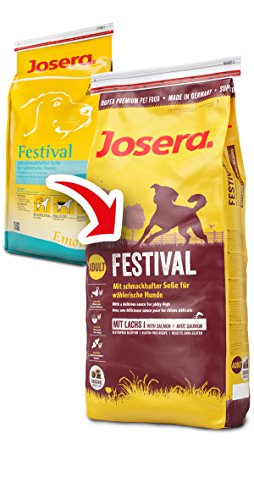JOSERA Festival, Hundefutter mit leckerem Soßenmantel, Super Premium Trockenfutter für ausgewachsene Hunde, 1er Pack (1 x 15 kg) - 3