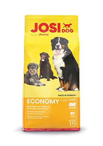 JosiDog Economy, Hundefutter für ausgewachsene Hunde, Trockenfutter, powered by JOSERA, 1er Pack (1 x 15 kg) - 1