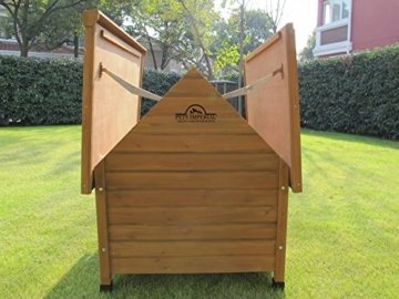M Sussex Hundehütte Aus Holz Mit Entfernbarem Boden Zur Einfachen Reinigung B - 2