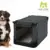 Maelson Soft Kennel faltbare Hundebox -anthrazit - XXL 120 - (120 x 77 x 86 cm) - 1