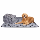 Nobleza - 6 x Hundedecke Weiche Fleecedecke Waschbare Deck für Haustier Hunde Katzen Welpen Weiche Warme Matte, Grau, 75 * 75 cm - 1