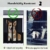 Pawhut Hundehütte, Faltbarer Hundekäfig, Hundehaus mit Fenster, Haustier, Massivholz, Grau, 84,5 x 51,4 x 61 cm - 3