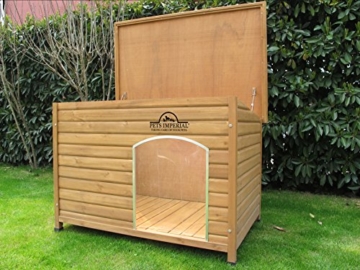 Pets Imperial® Haustiere Imperial® Extra Large Isoliert Holz Norfolk Hundehütte Mit Abnehmbarem Boden Für Einfache Reinigung - 4