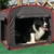 Petsfit Hundebox Faltbare für Hund & Katze Transportbox Katzenbox Auto Stoff für große kleine Hunde mit Fleece Matte - 6