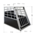 Sam´s Pet Alu Hundetransportbox L - 91 × 65 × 69 cm – Auto Hundebox robust & pflegeleicht – Gittertür verschließbar - Autotransportbox für Hunde - 2