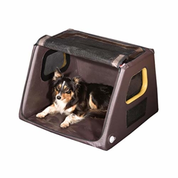 TAMI - Aufblasbares Hundebox L - Dog Box Hundetransportbox Hund Autotransportbox Transportbox Falbare Hundekäfig - 8