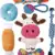 Toozey Welpenspielzeug - 7 STK Langlebiges Hundespielzeug für Welpen/kleine Hunde - Kauspielzeug und Quietschspielzeug mit Wäschesack - Naturbaumwolle & Ungiftig - 1