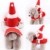Yeswell Hundekostüm Weihnachten, Katze Hund Weihnachtskostüm, Weihnachtsmann Hundebekleidung Hundemantel, Justierbare Weihnachts Kostüm Jacken für Klein Mittel Groß Katze Hund, (S) - 2